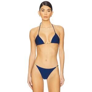Shani Shemer Marlin Bikini Top - S Blue Opal